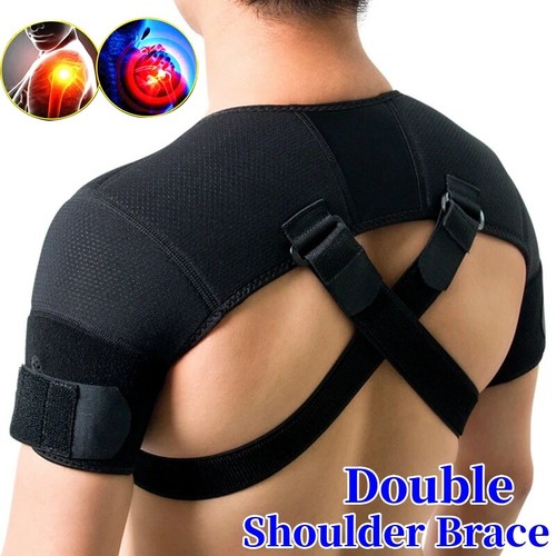 Double shoulder brace support - shoulder,