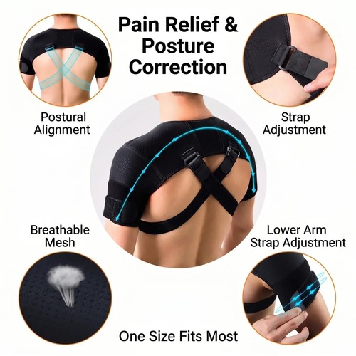 Double shoulder brace - double,