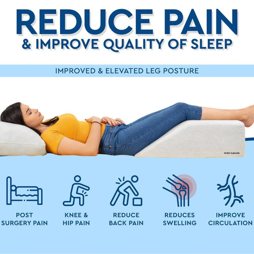 Leg elevation wedge pillow - leg,
